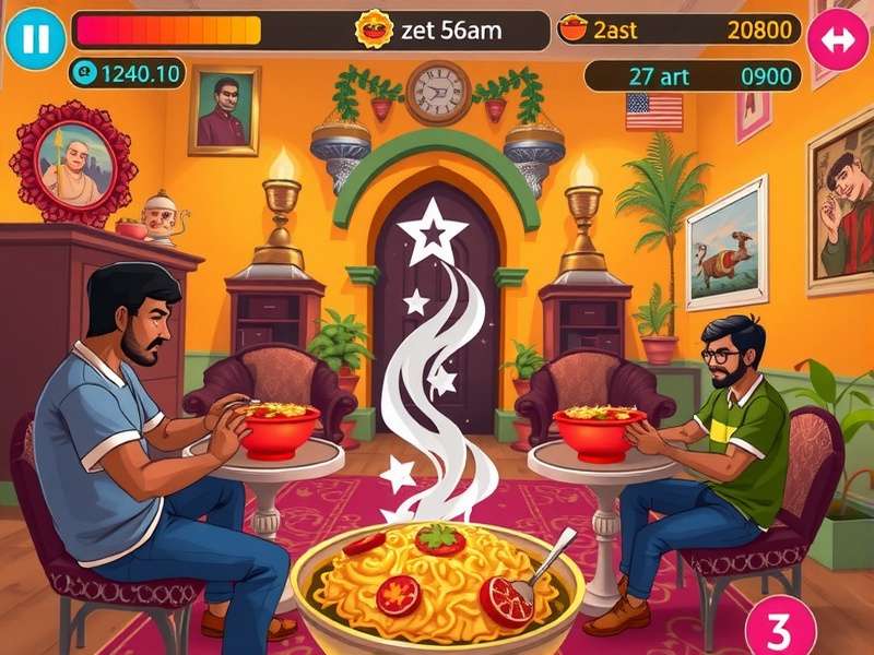 Indian gamers playing Bengali Biryani Blitzkrieg